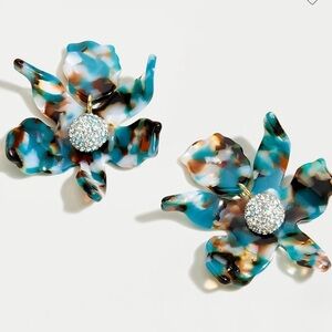 Lele Sadoughi X J Crew Lily Earrings with Crystal Detail